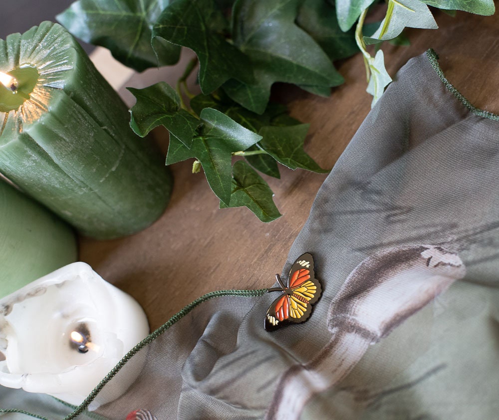 Pin Esmaltado Mariposa Monarca