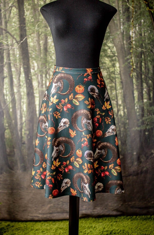 Falda Skater de Cosecha de Otoño