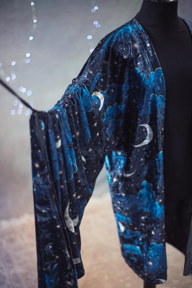 Kimono Celestial de Terciopelo