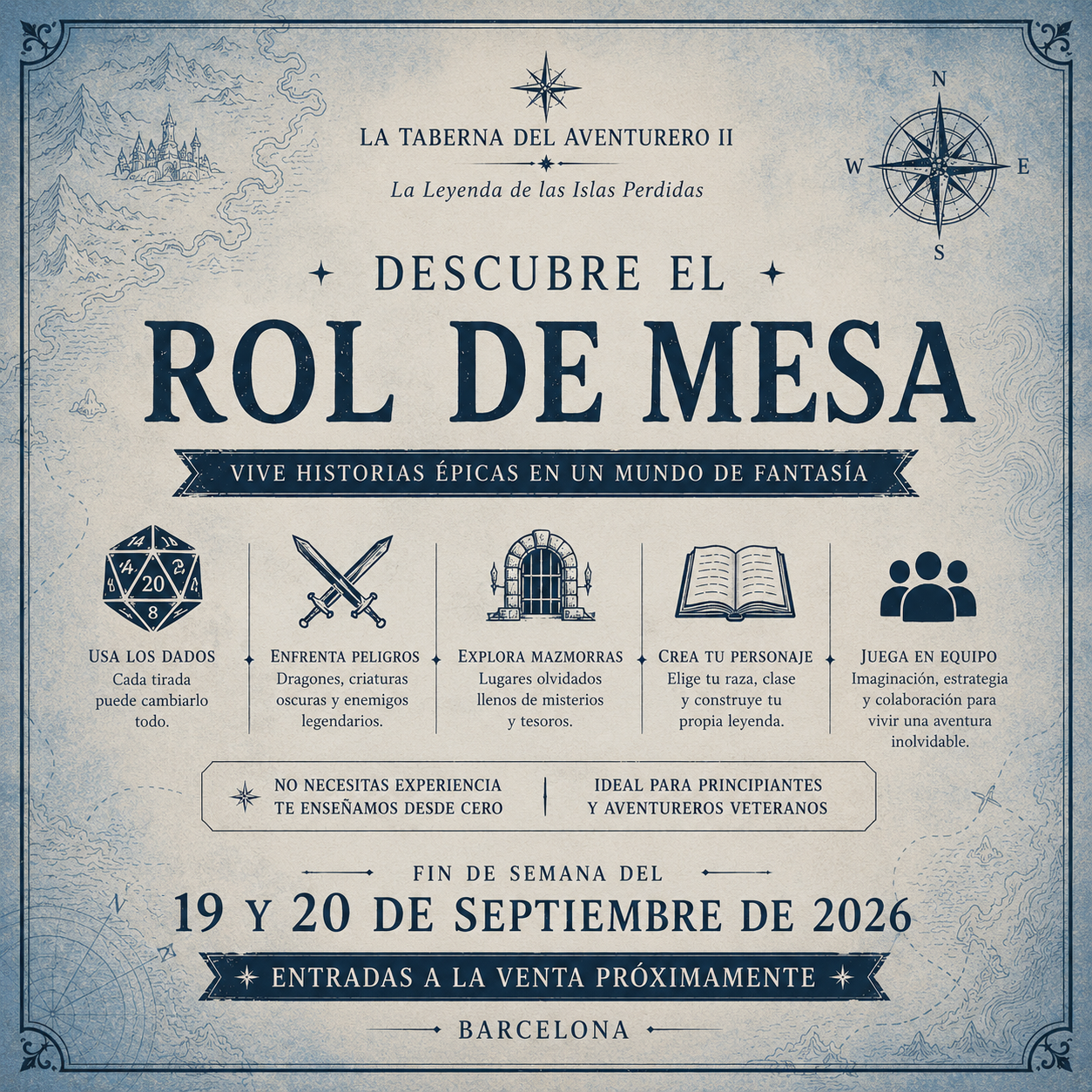 ⚔️ LA TABERNA DEL AVENTURERO II 🌊 La Leyenda de las Islas Perdidas