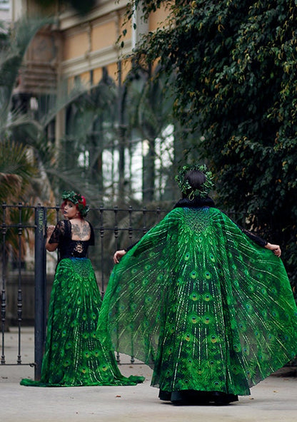 Capa Pañuelo Pavo Real