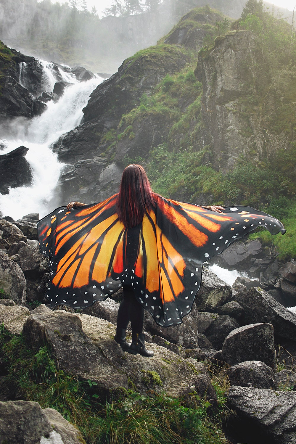Alas de Mariposa Monarca Gigantes
