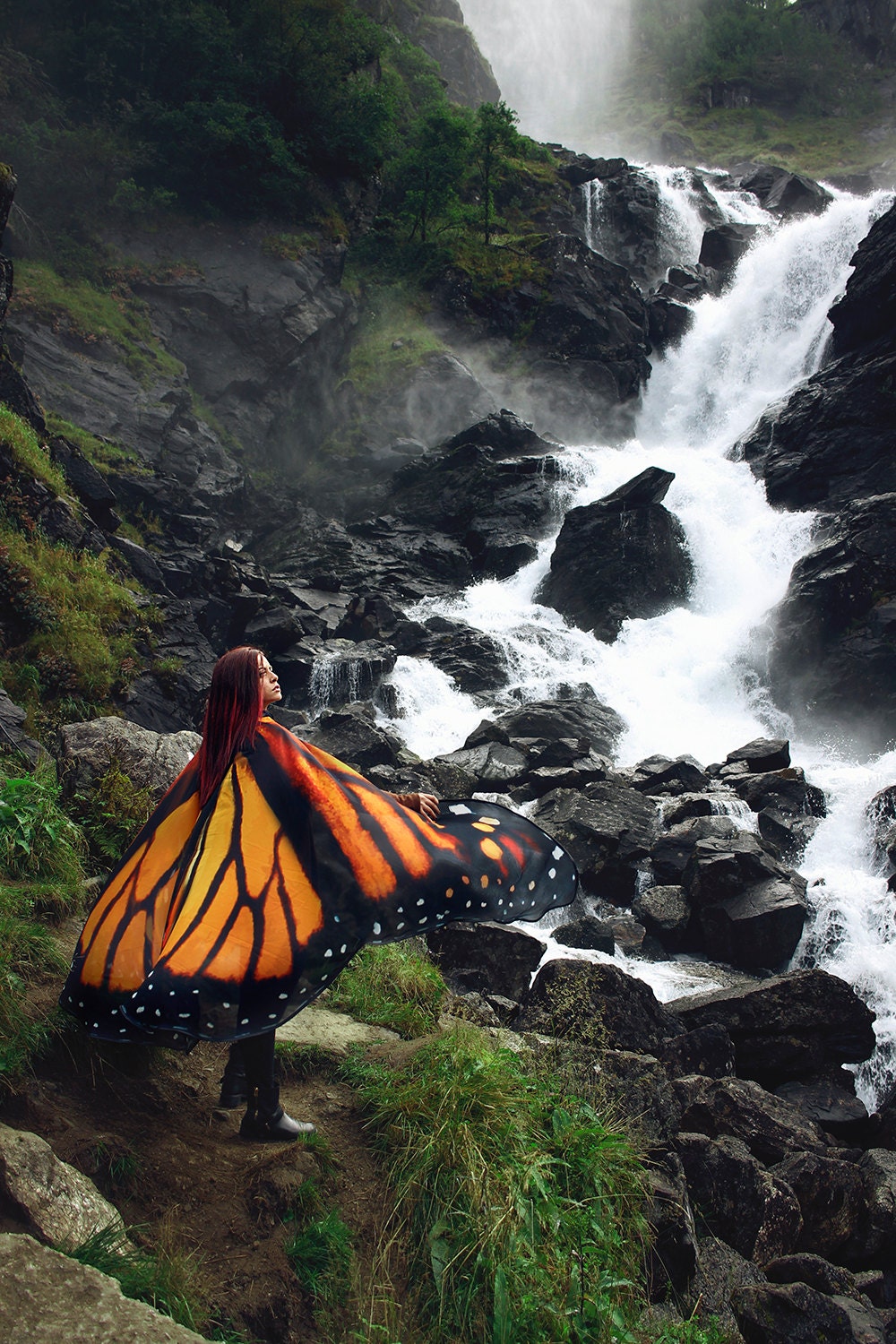 Alas de Mariposa Monarca Gigantes
