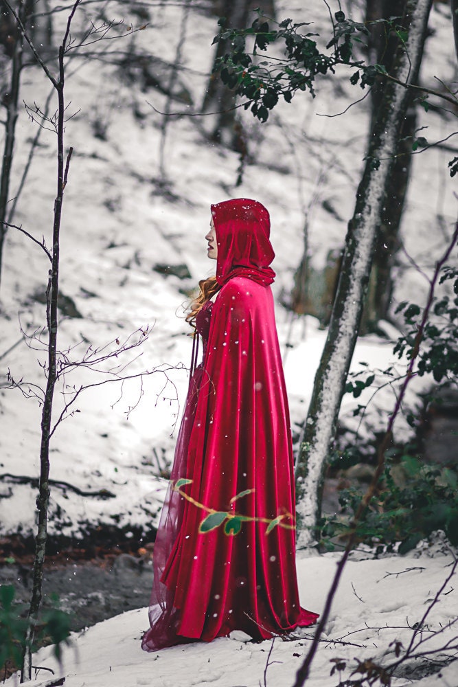 Little Red Riding Hood Velvet Cape