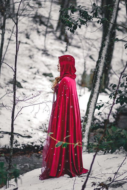 Little Red Riding Hood Velvet Cape