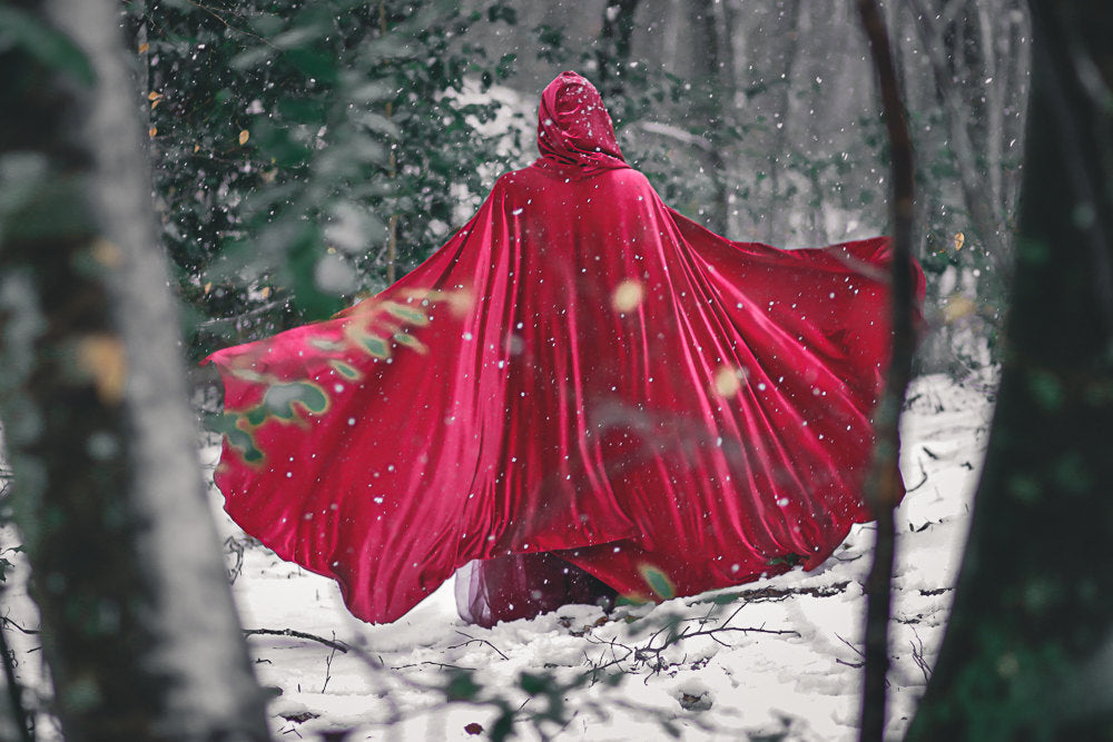 Little Red Riding Hood Velvet Cape