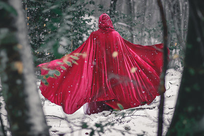 Little Red Riding Hood Velvet Cape