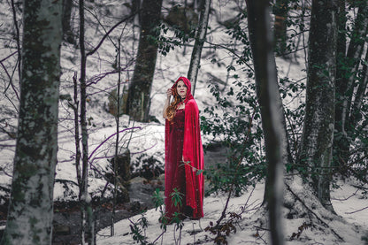 Little Red Riding Hood Velvet Cape