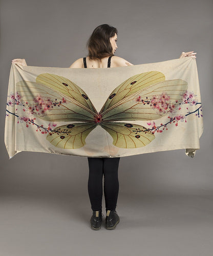 Pañuelo de Libélulas, Mariposas y Sakura