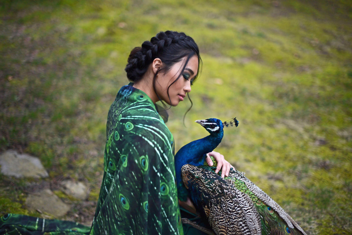 Capa Pañuelo Pavo Real