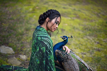 Capa Pañuelo Pavo Real