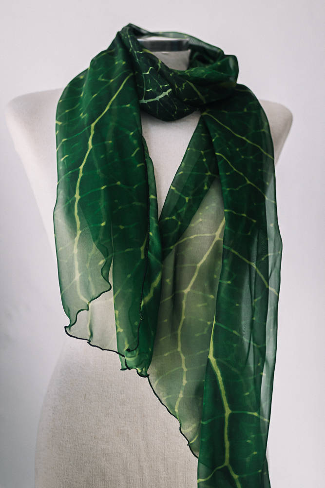 Pañuelo Élfico de Hojas Verdes