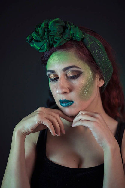 Pañuelo Élfico de Hojas Verdes