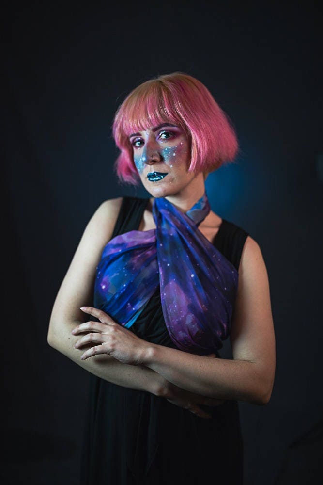 Celestial Nebula Scarf