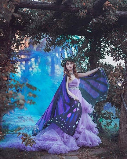 Alas de Mariposa Monarca Morada Gigantes