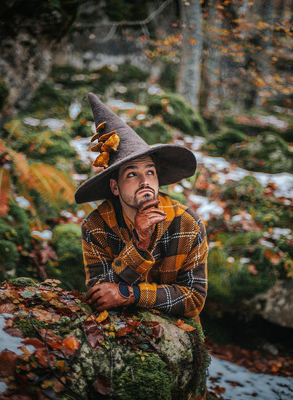 Sombrero de Bruja del Bosque con Setas