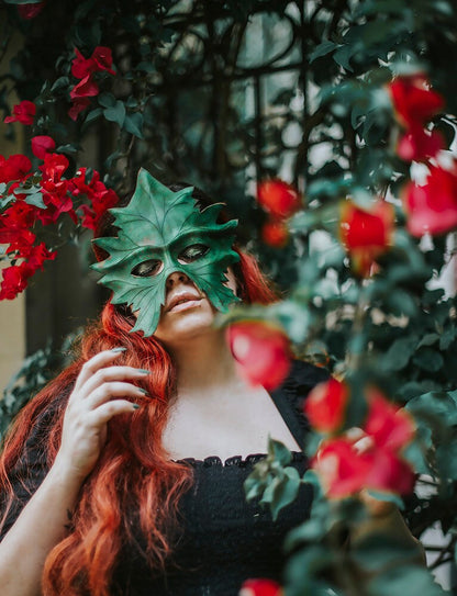 Green Man Leaf Druid Mask