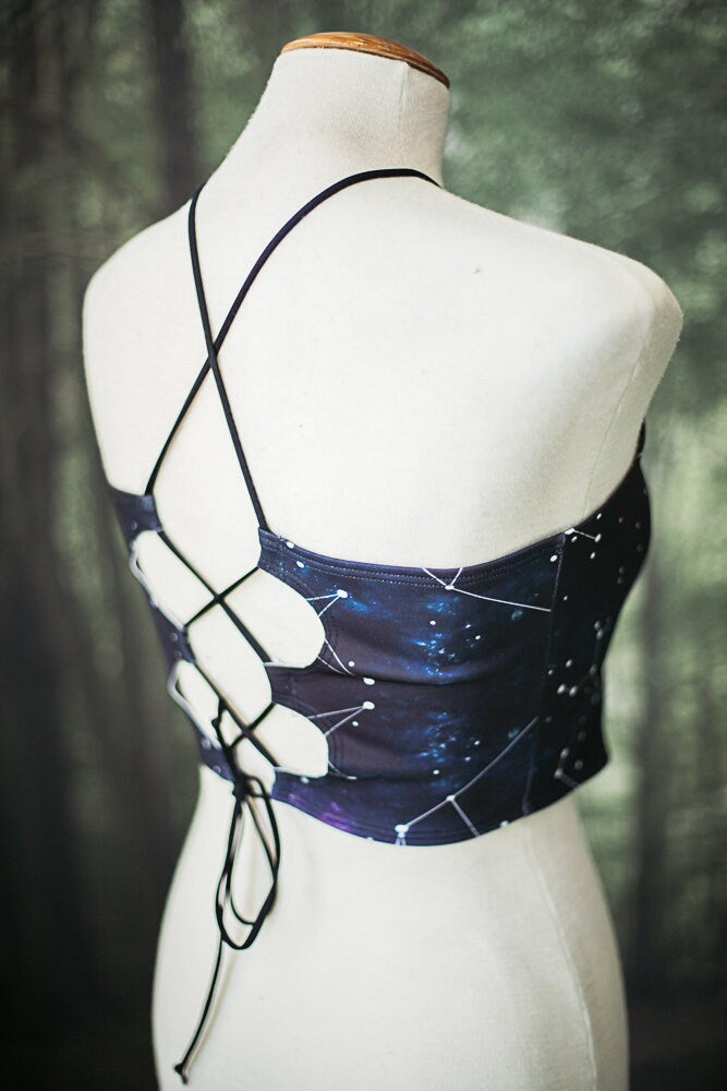 Top de Bikini Halter Celestial