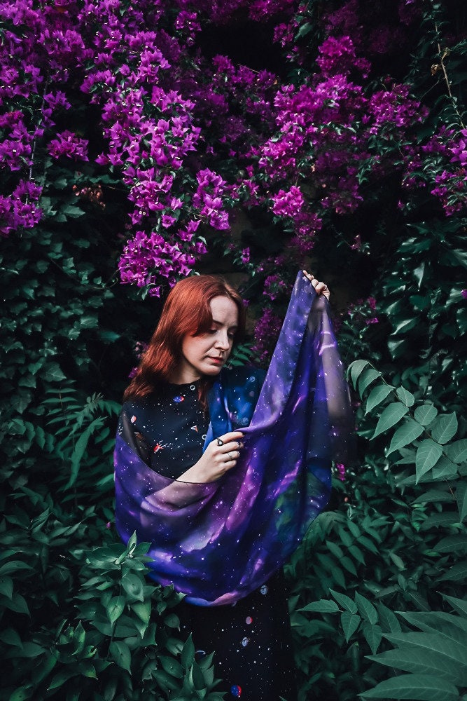 Celestial Nebula Scarf