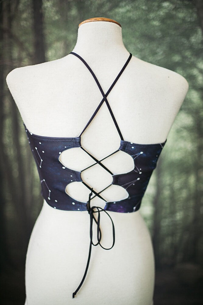 Top de Bikini Halter Celestial