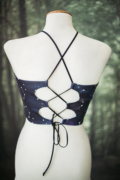 Top de Bikini Halter Celestial