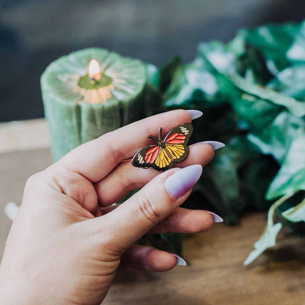 Pin Esmaltado Mariposa Monarca