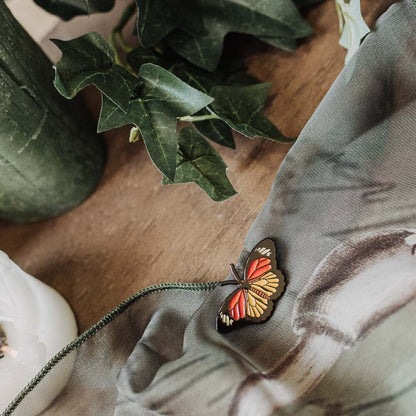Pin Esmaltado Mariposa Monarca