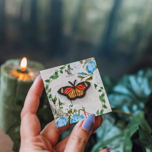 Pin Esmaltado Mariposa Monarca