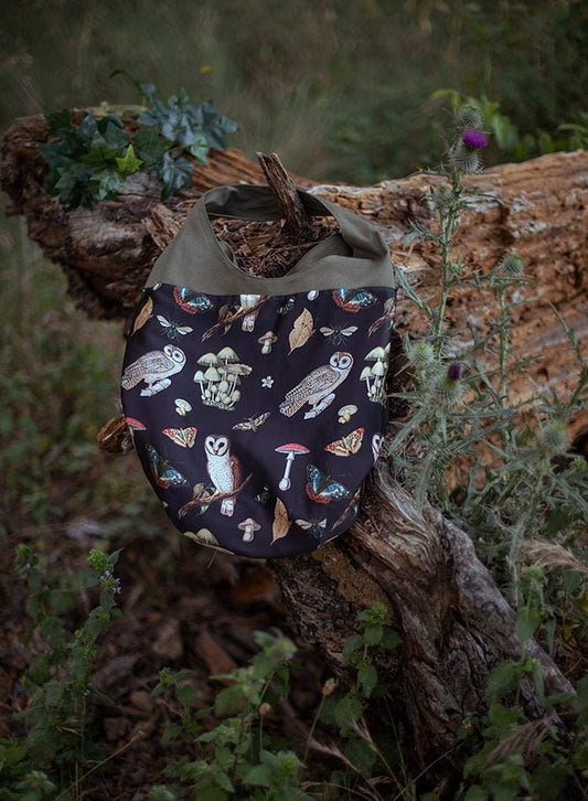 Bolso Tote de Búhos y Setas