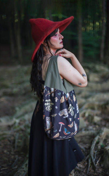 Bolso Tote de Búhos y Setas