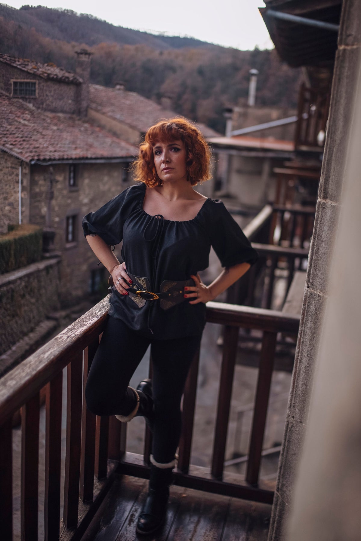 Blusa Renacentista Rústica