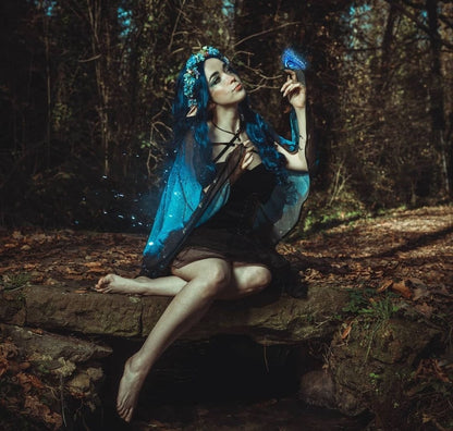 Capa Alas de Mariposa Morpho Azul · Pequeñas