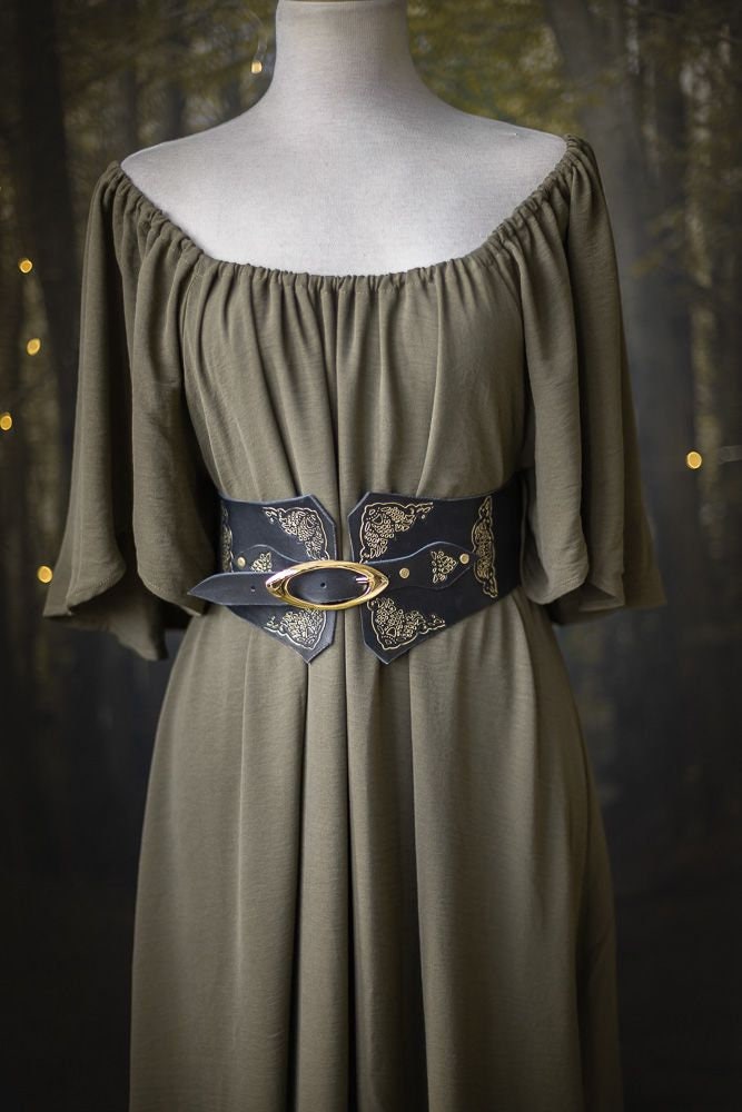 Camisola Medieval Verde Caqui