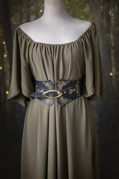 Camisola Medieval Verde Caqui
