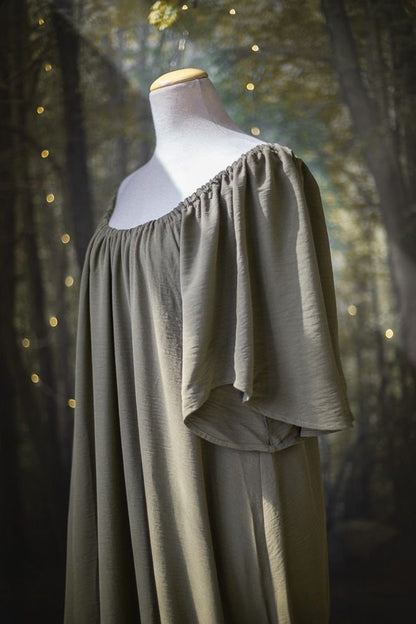 Camisola Medieval Verde Caqui