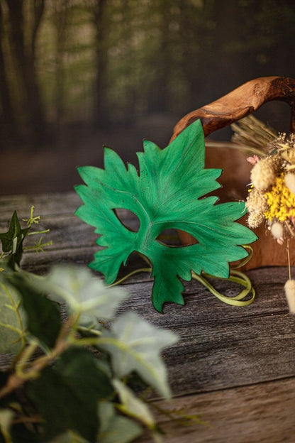 Green Man Leaf Druid Mask