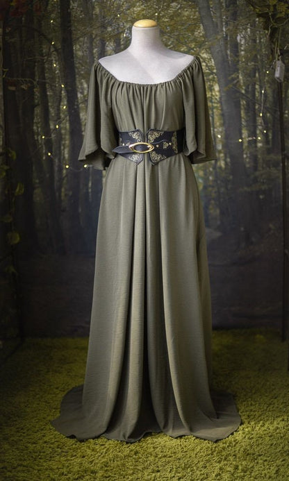 Camisola Medieval Verde Caqui