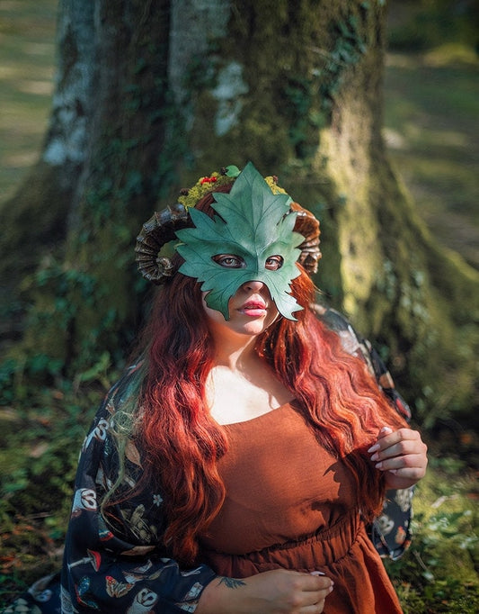 Máscara Druida de Hoja de Green Man
