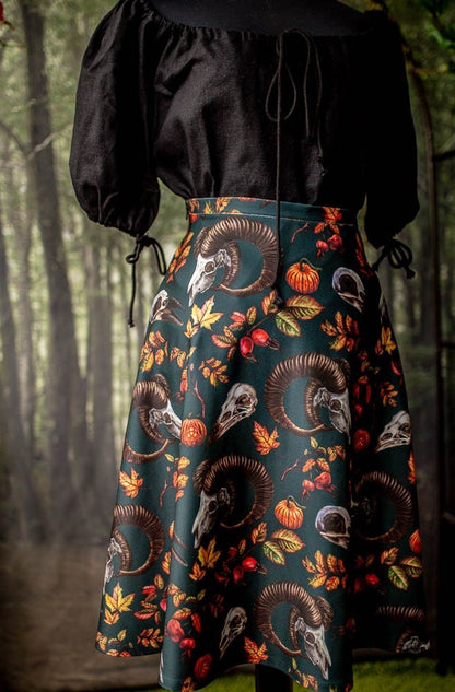 Falda Skater de Cosecha de Otoño