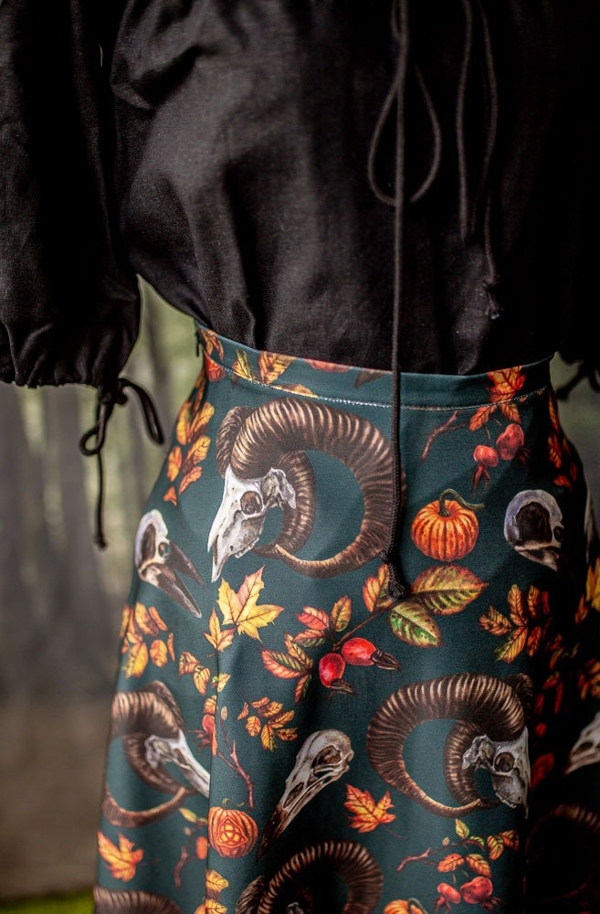 Falda Skater de Cosecha de Otoño