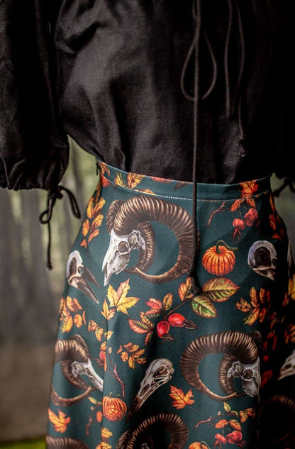 Falda Skater de Cosecha de Otoño