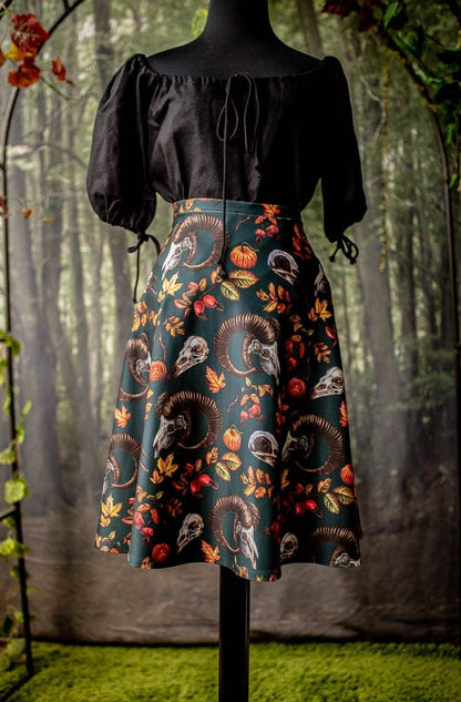 Falda Skater de Cosecha de Otoño