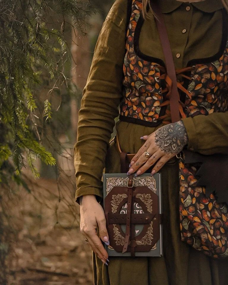 Portador de Libros de Cuero para Cinturón