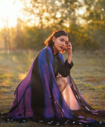 Alas de Mariposa Monarca Morada Gigantes