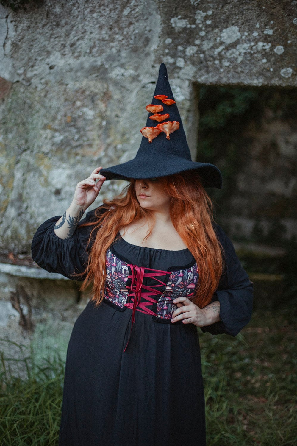 Camisola Medieval Negra de Viscosa