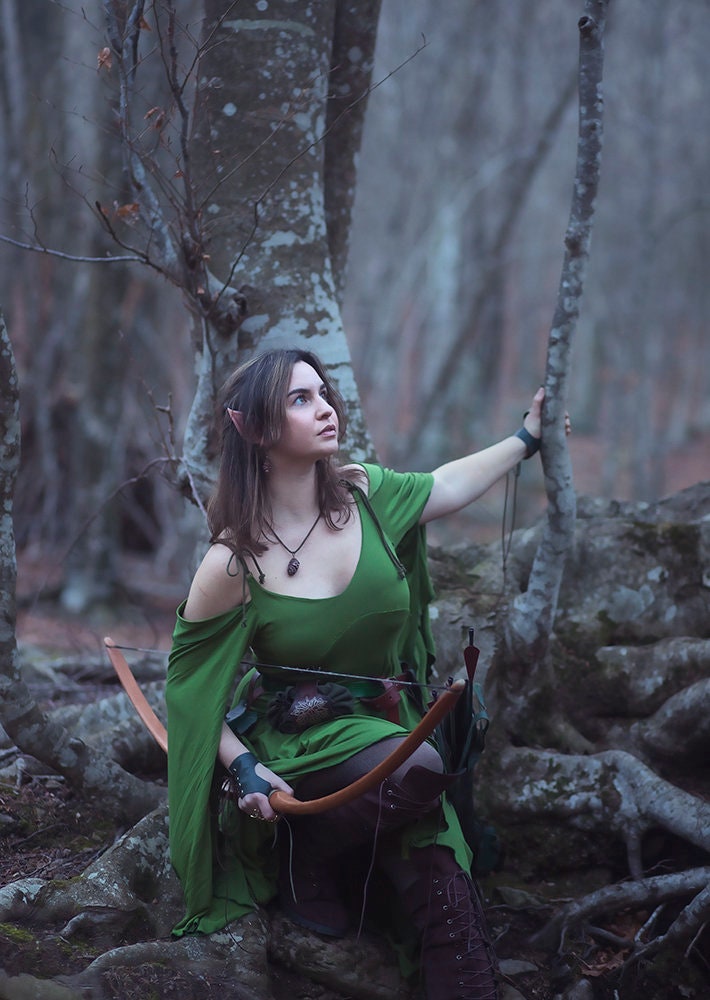 Vestido Élfico Verde