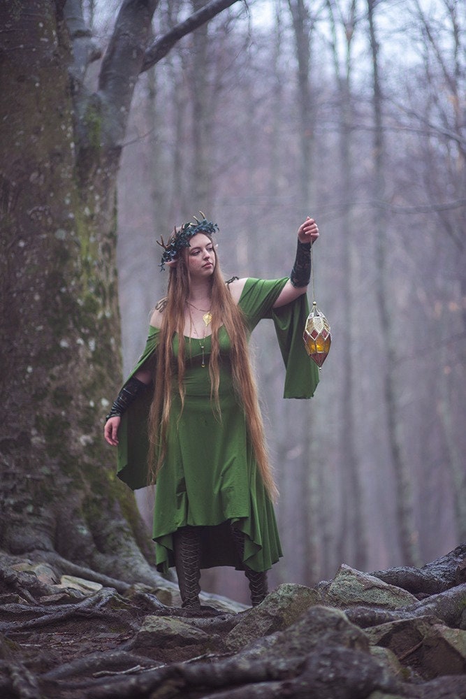 Vestido Élfico Verde