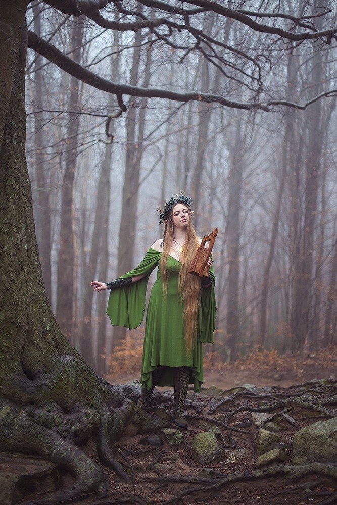 Vestido Élfico Verde
