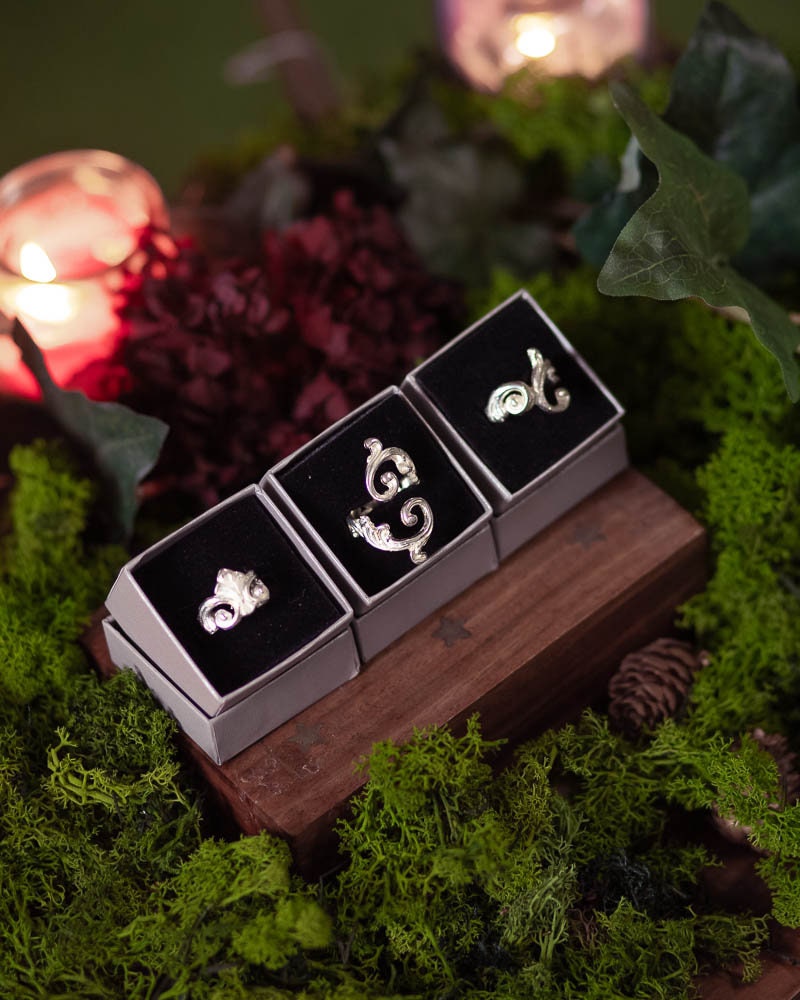 Anillos Élficos Ajustables en Laton y Plata