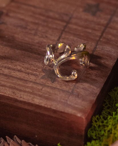 Anillos Élficos Ajustables en Laton y Plata